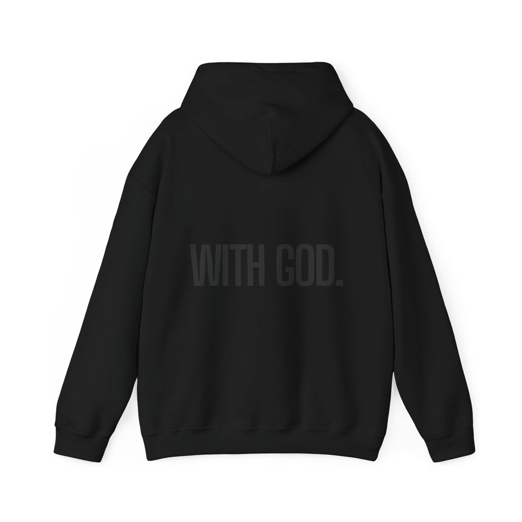 WITH GOD HOODIE- BLACK