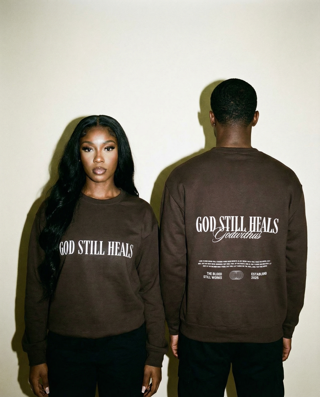 GOD STILL HEALS CREW - CHOCOLATE