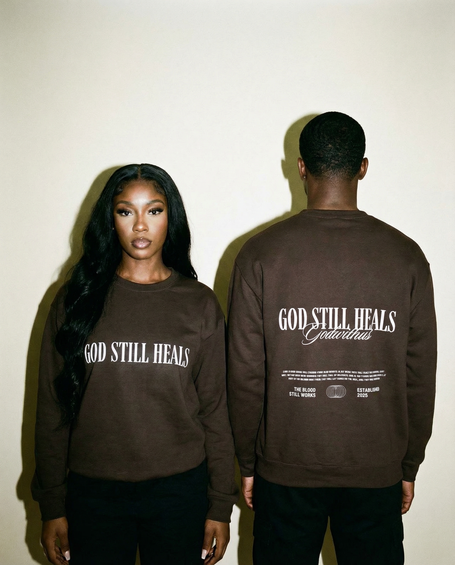 GOD STILL HEALS CREW - CHOCOLATE