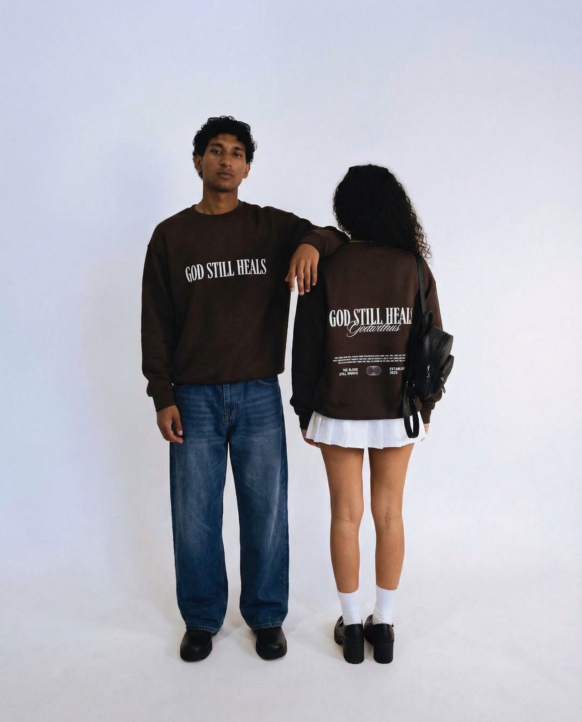 GOD STILL HEALS CREW - CHOCOLATE