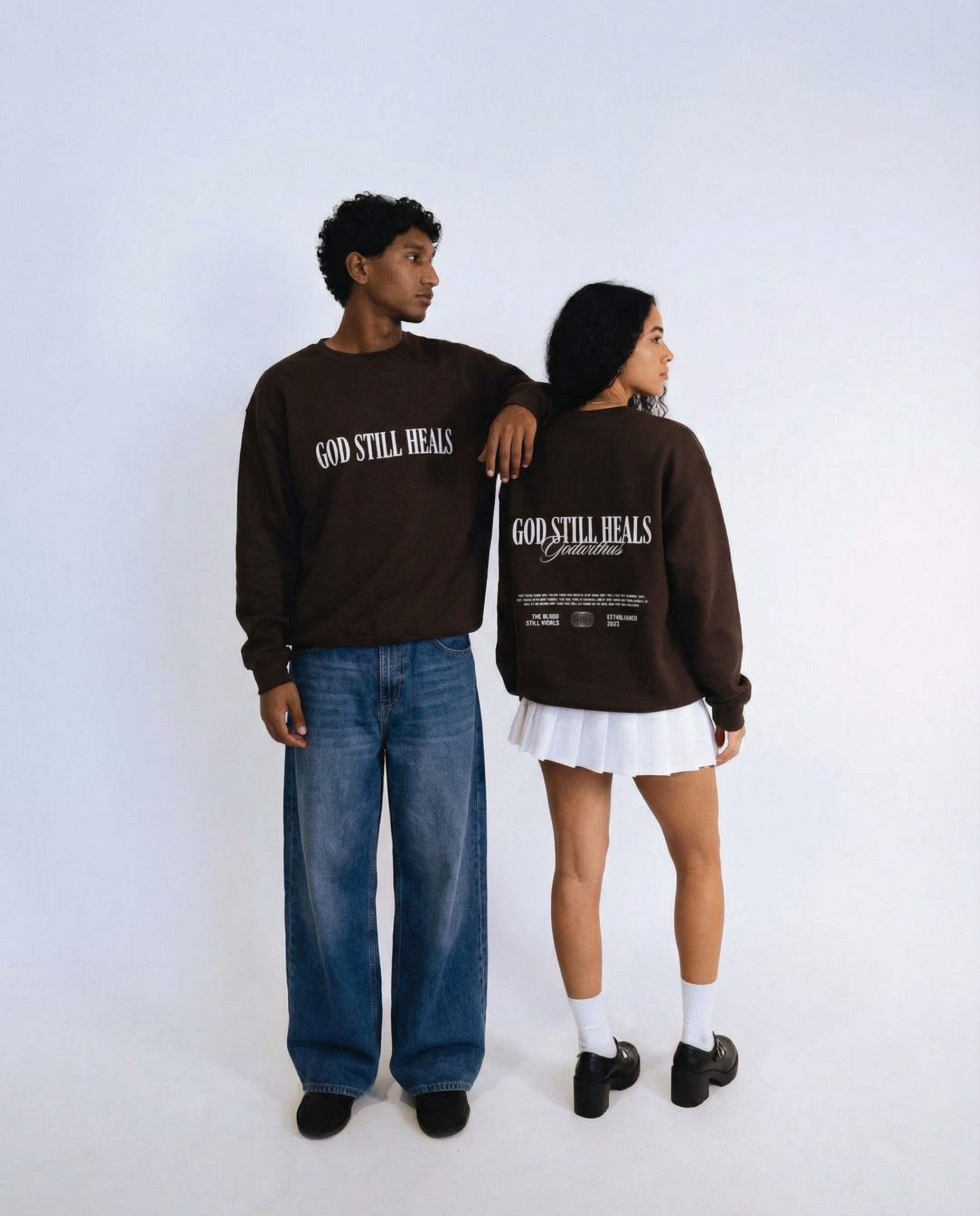 GOD STILL HEALS CREW - CHOCOLATE