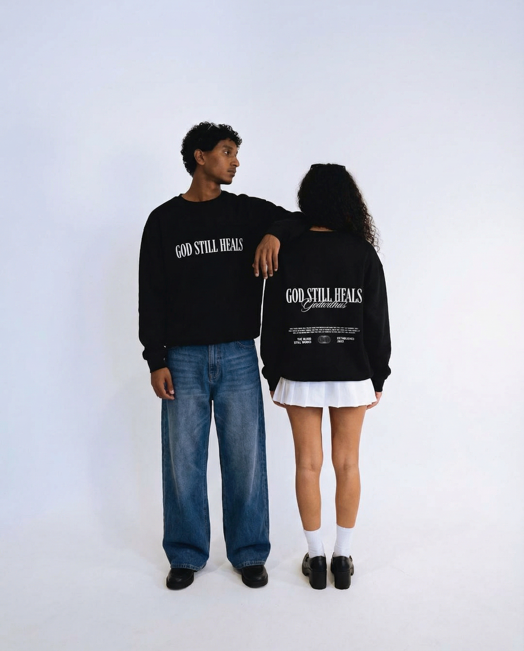 GOD STILL HEALS CREW - BLACK